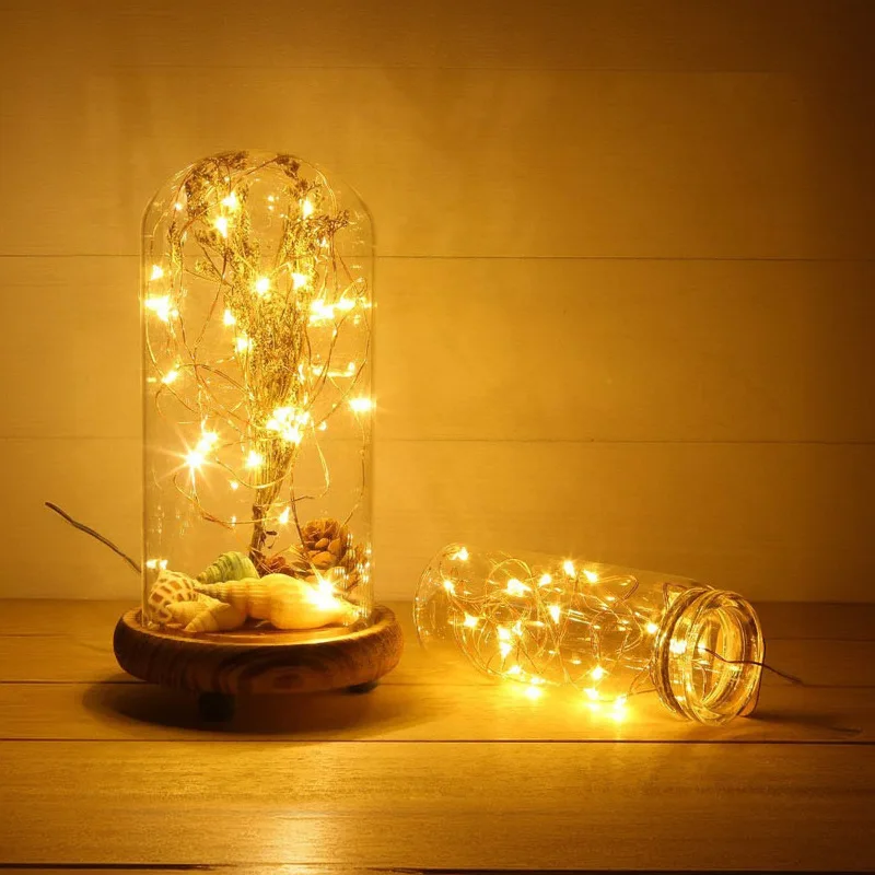 LED Solar Koperdraad String Light Outdoor Tuin Bruiloft Fairy Lamp Decoratief Licht