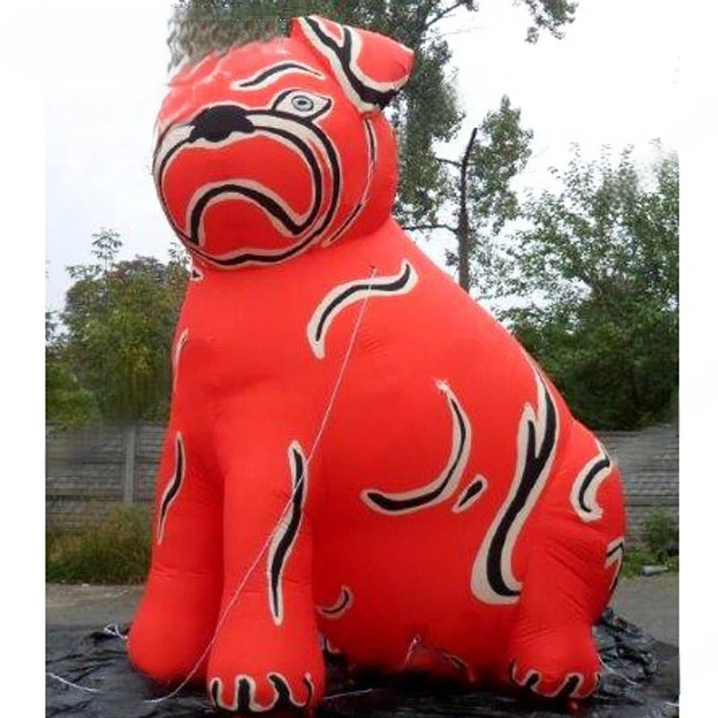 

giant inflatable With red dog, advertising with cartoon cloth dog model promotion