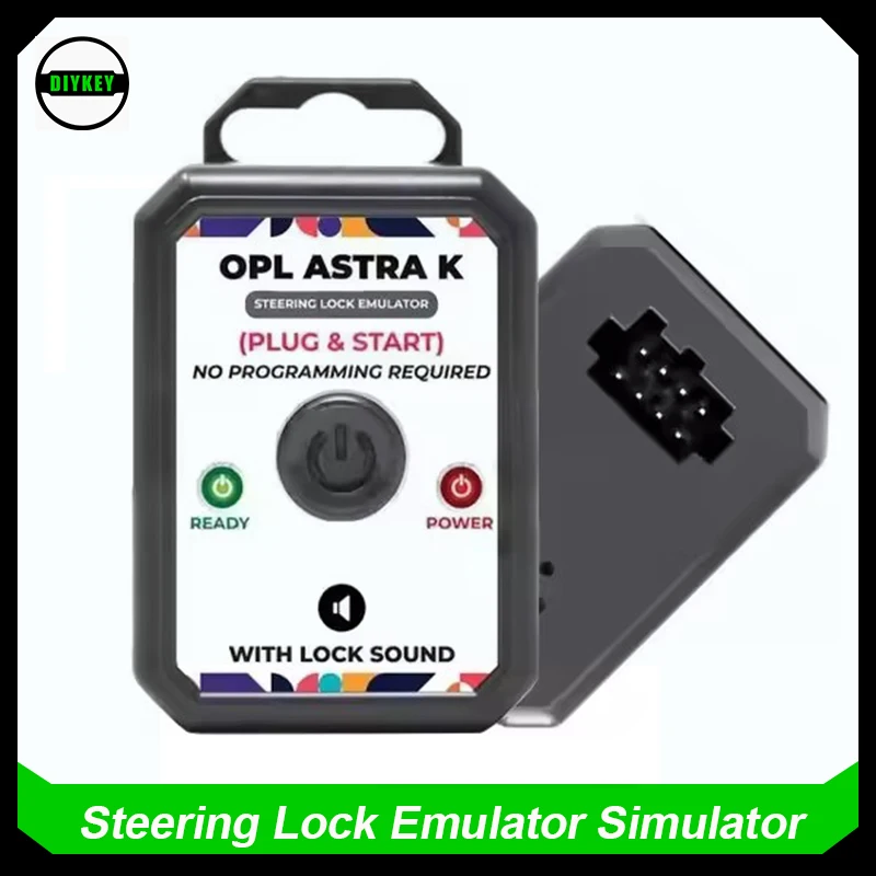 DIYKEY Steering Lock Emulator Simulator For Opel Vauxhall Astra K Chevrolet Cruze 2010-2015 With Sound Plug and Start