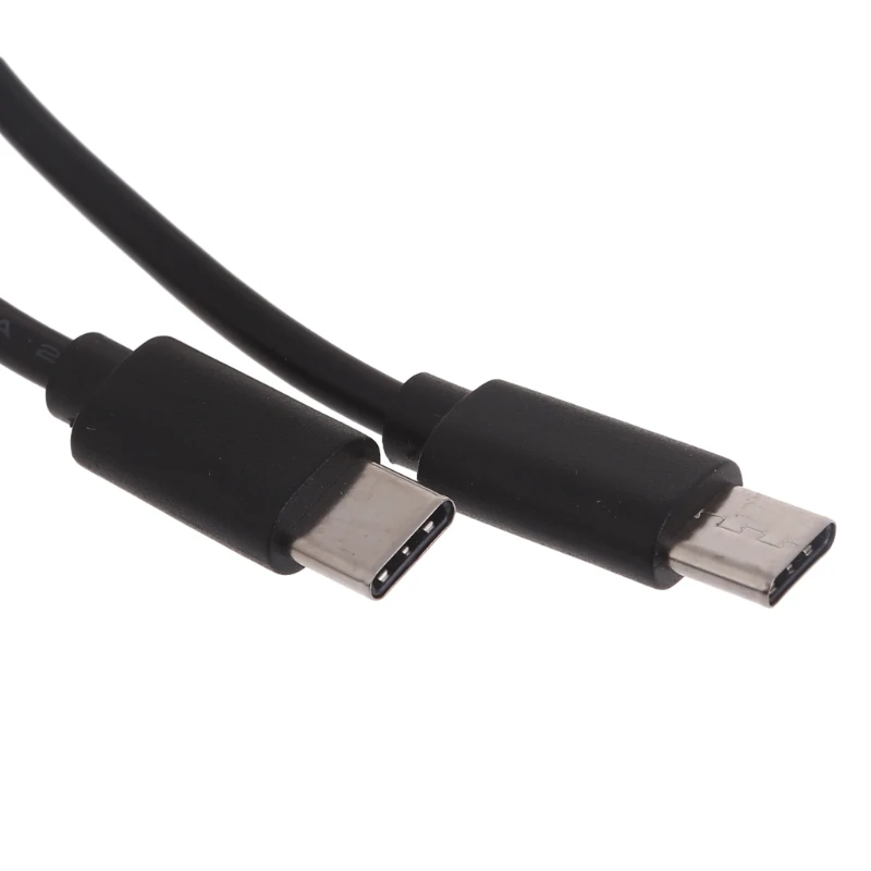 E56B Type C Female to Double USB Male  Cable Charge Two Devices at Once