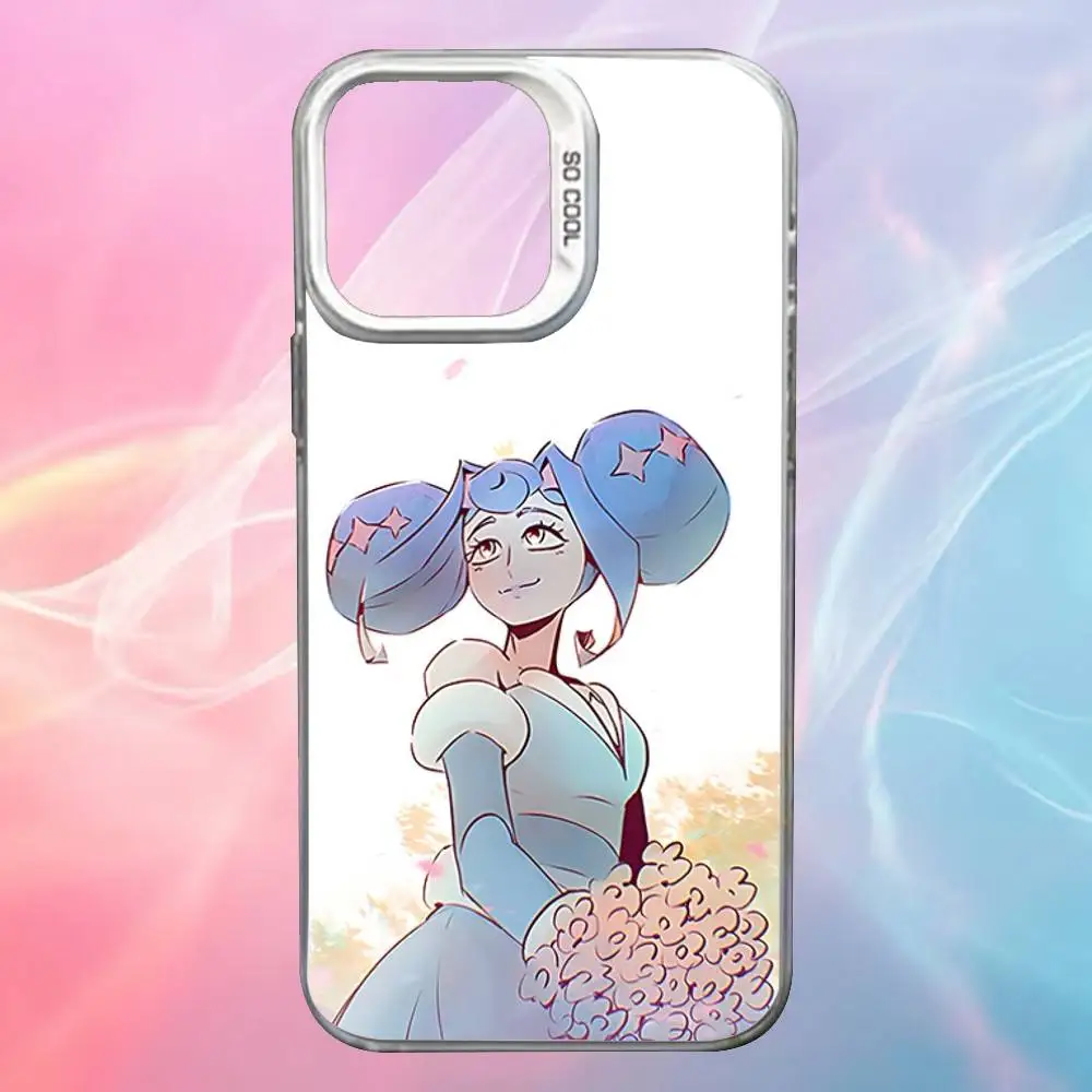 حافظة هاتف K-Knights Of Guinevere لهاتف iPhone 17,16,15,14,13,12,X,8,Pro,Max,Plus,SE4,Air, Mini White IMD HD Matte