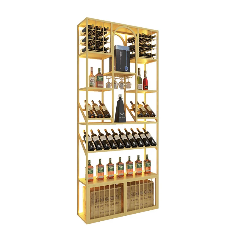 

Wine cabinet display cabinet floor, winery wine rack