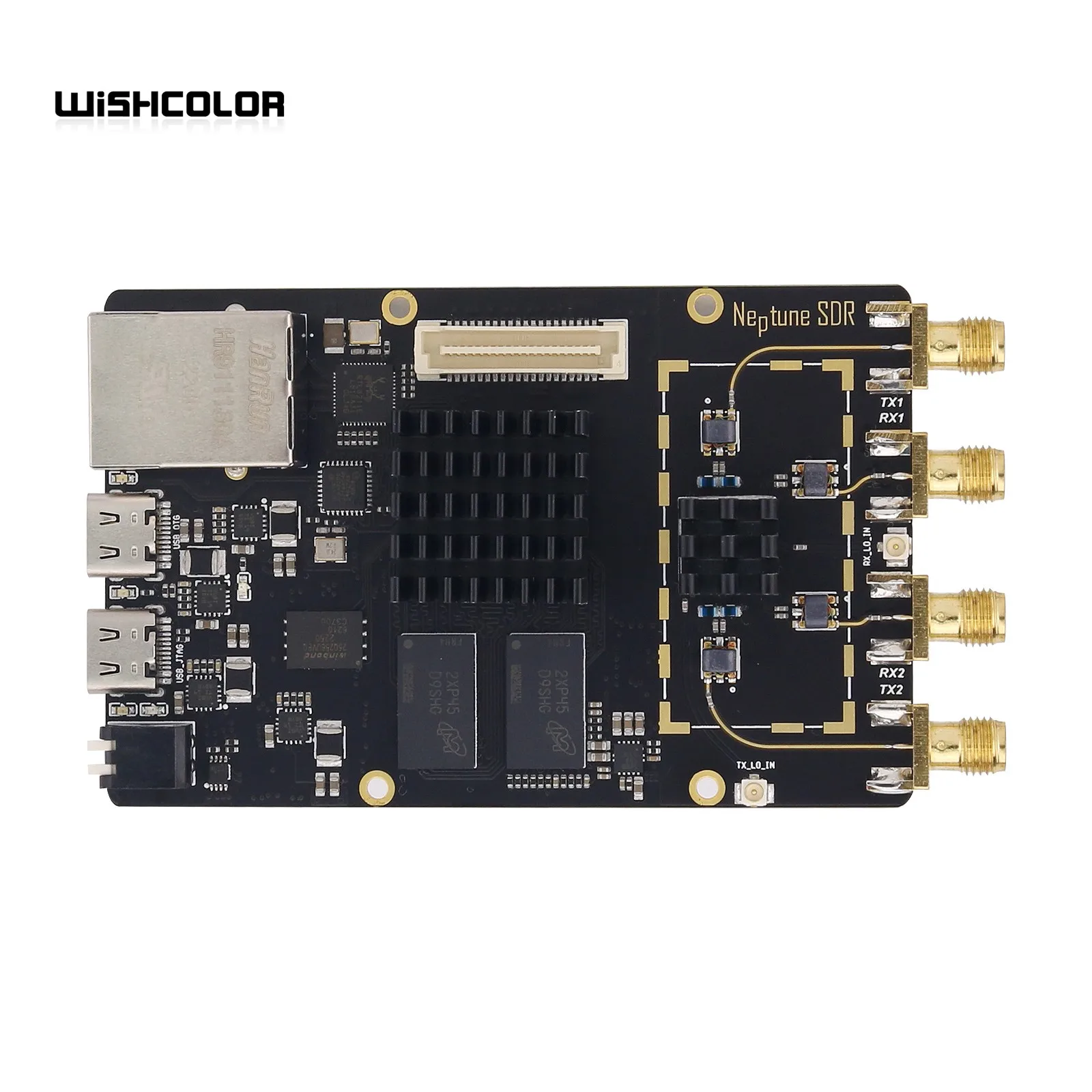 Imagem -03 - Wishcolor Neptunesdr B210 Plus 70mhz6ghz Placa de Desenvolvimento Sdr Openwifi Pluto Sdr Ad9361 Chip para Zynq