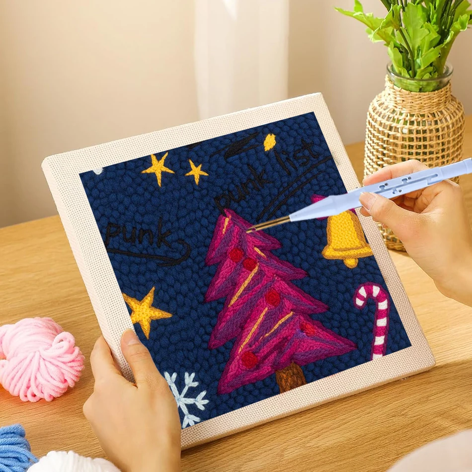 Kit de aguja perforadora para  - Embroidery Xmas Kits reseña y precio