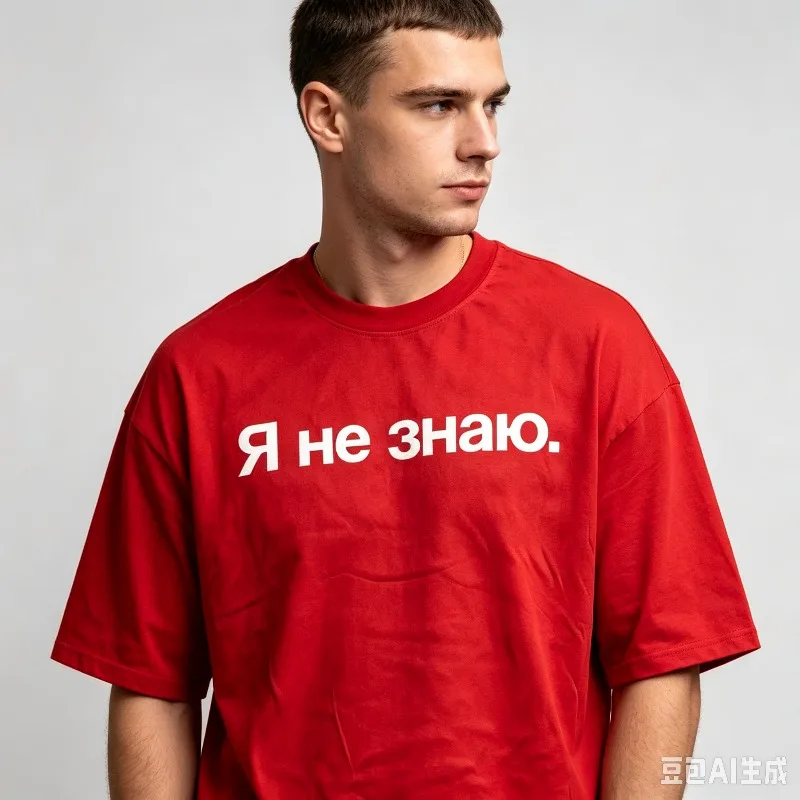 Russian Phrase Я не знаю Print Men T-Shirt Cotton Short Sleeve Funny Slogan Graphic Tee For Casual Language Learning Street Wear