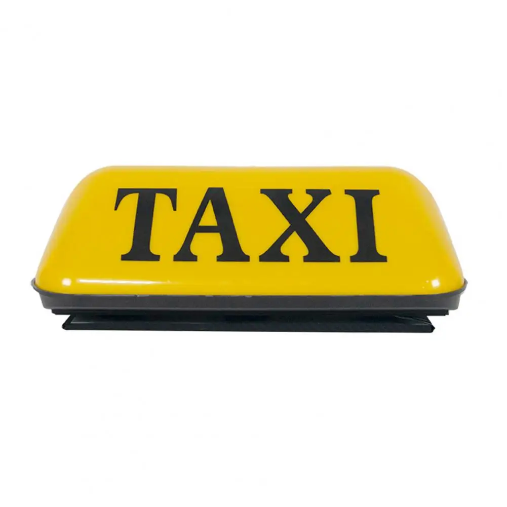 Car Taxi Sign Light Universal 12v Vehicle Taxi Sign Light with Strong Magnetic Base Super Bright Led Lamp for Auto Cab Top Roof