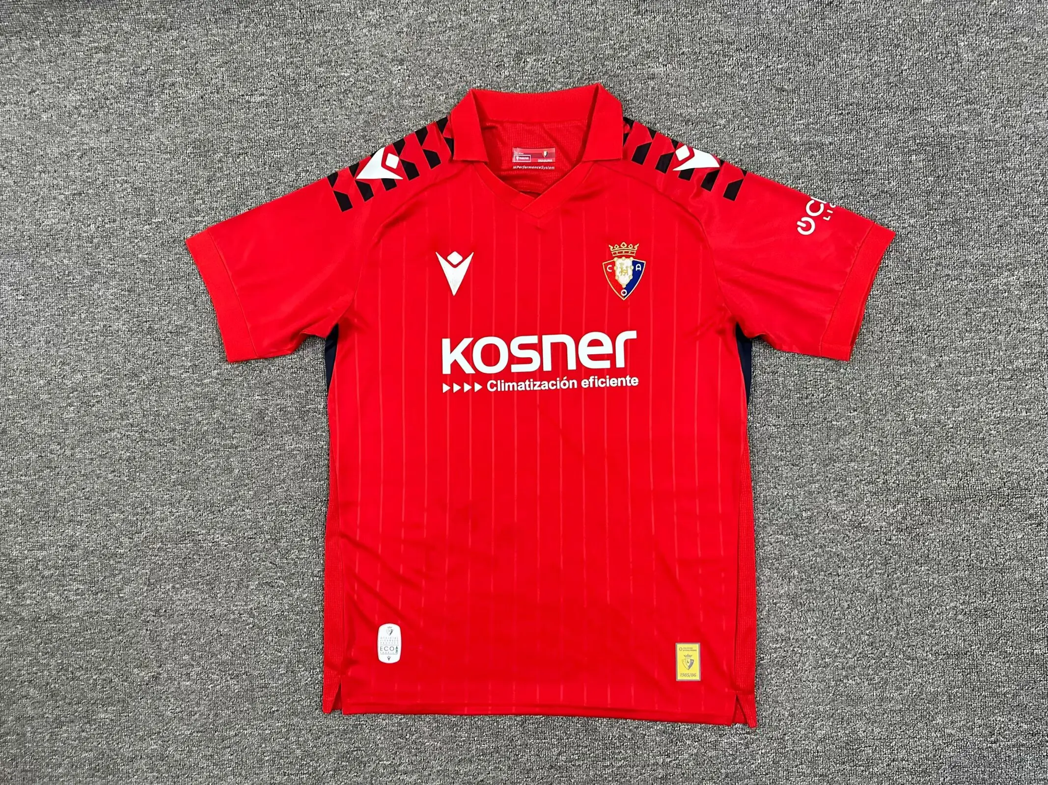 

Osasuna 2025/26 Home Red Football Shirts Big Size 4XL