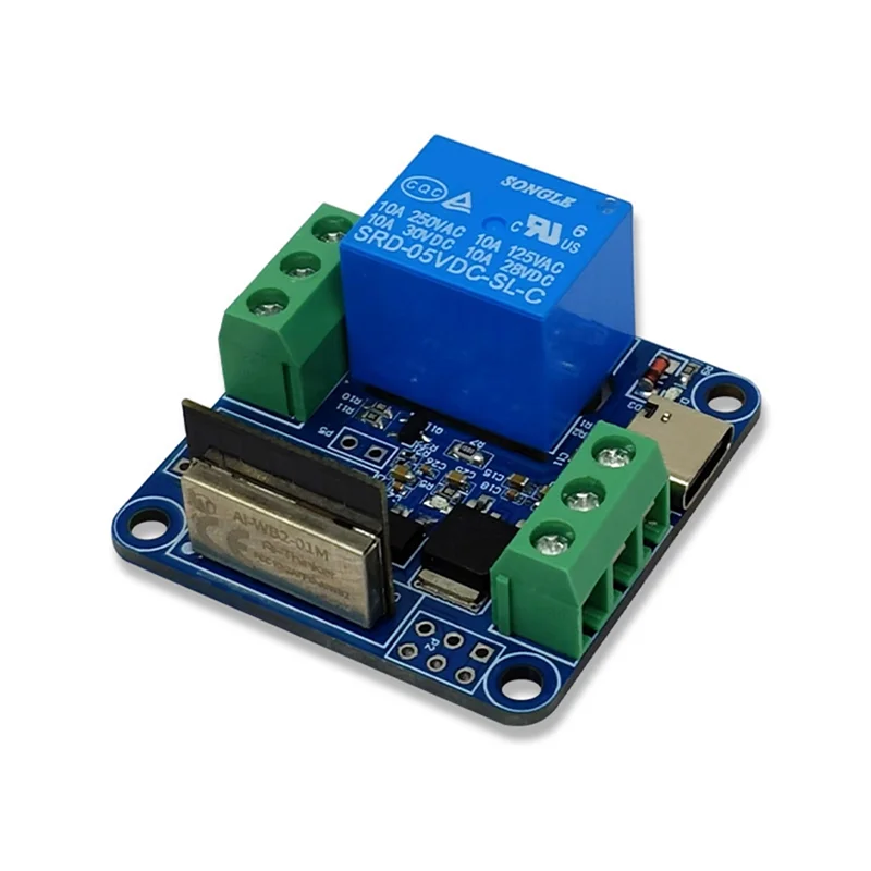 

BMBY-WB2-01M Single Relay Module WIFI Bluetooth Wireless Iot Development Board Module For Smart Home Applications