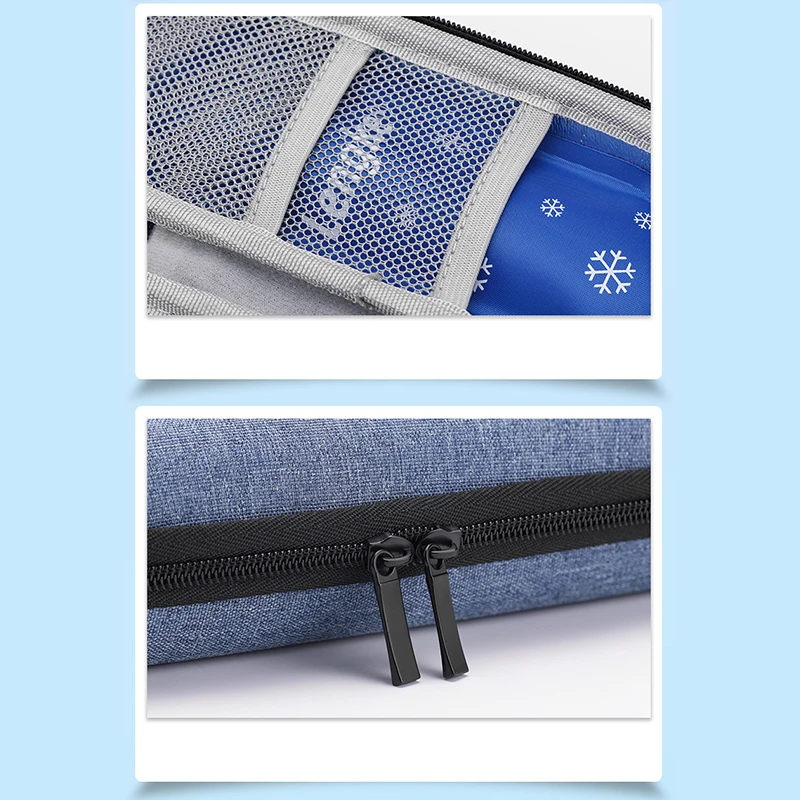 Portable Insulin Cooling Bag without Gel Diabetic Pocket Pill Protector Waterproof Oxford Thermal Insulated Medicla Cooler