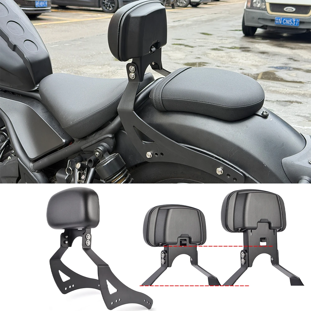 For CM300 CM500 CM1100 Rear Passenger Back Rest Mount Hardware Backrest For Honda CM 300 500 2017-2025 CM 1100 2021-2025