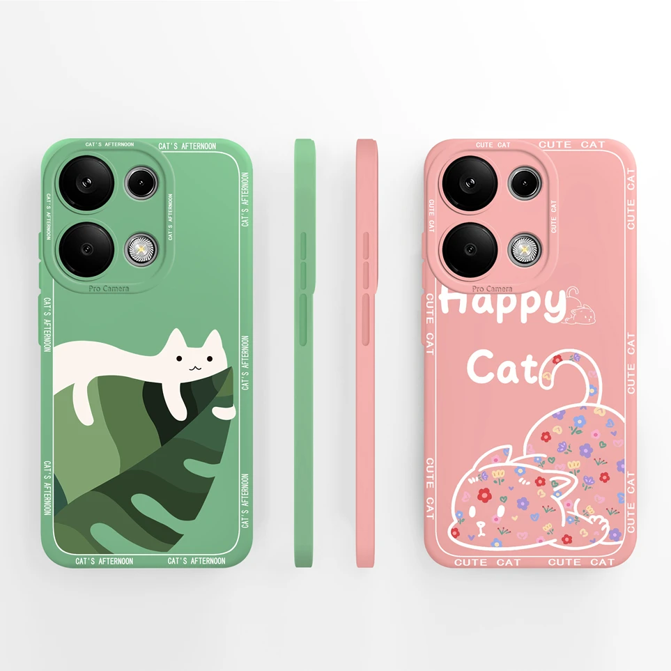Für Xiaomi Poco M6 Pro 4G Fall Retro Floral Coque Weiche Silikon Schutzhülle Für Xiaomi M6 Pro Stoßstange Capa funda Telefon Taschen
