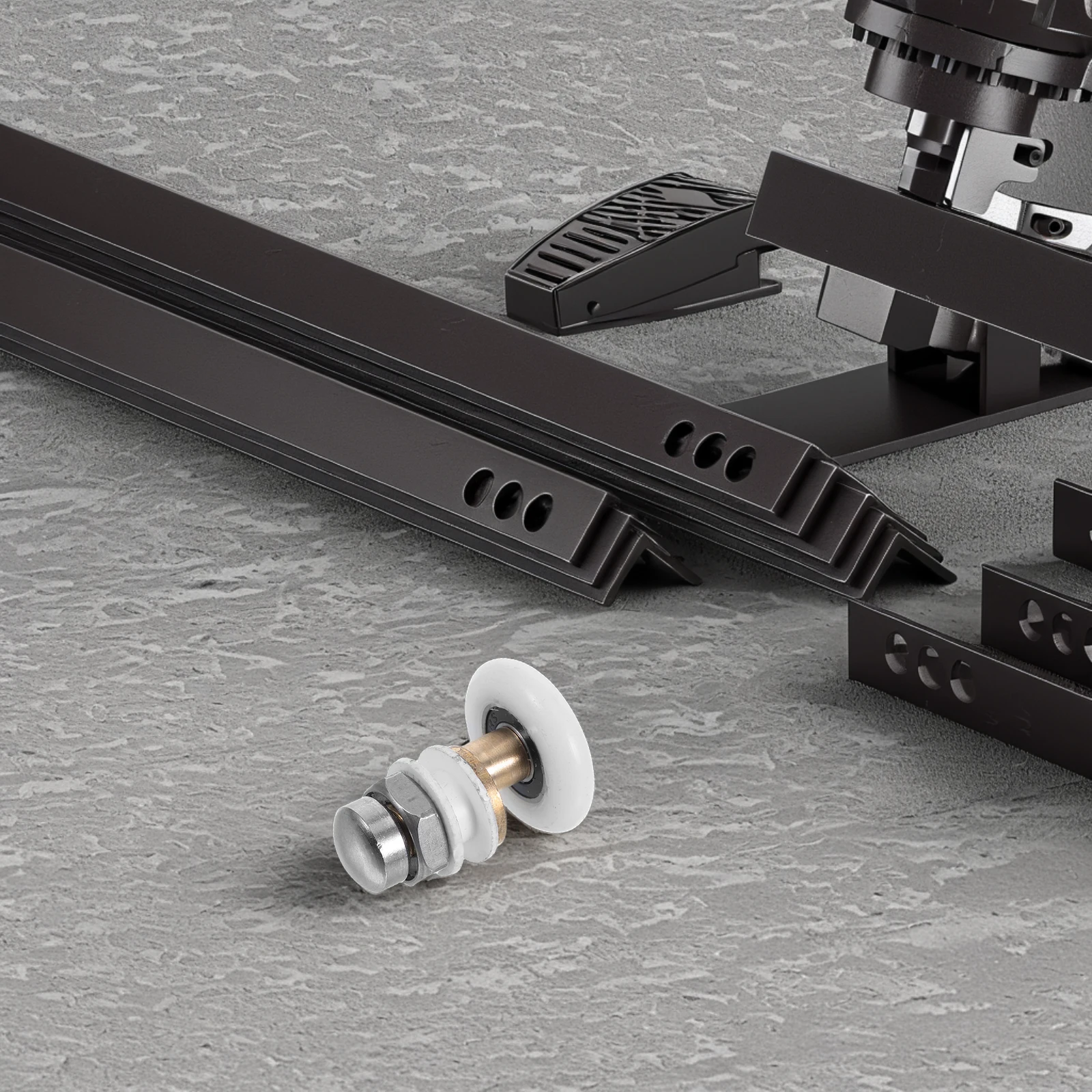 

4Pcs Shower Door Rollers Secure Stable Easy Installation 25mm Bathroom Glass Hardware Shower Door Roller Sliding Glass Roller