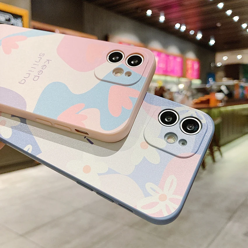 Funda de teléfono con líneas de estampado para Iphone 14 13 Pro 12 11 Max Plus 14Pro, funda de silicona suave para teléfono 13Pro, funda sencilla 14Plus