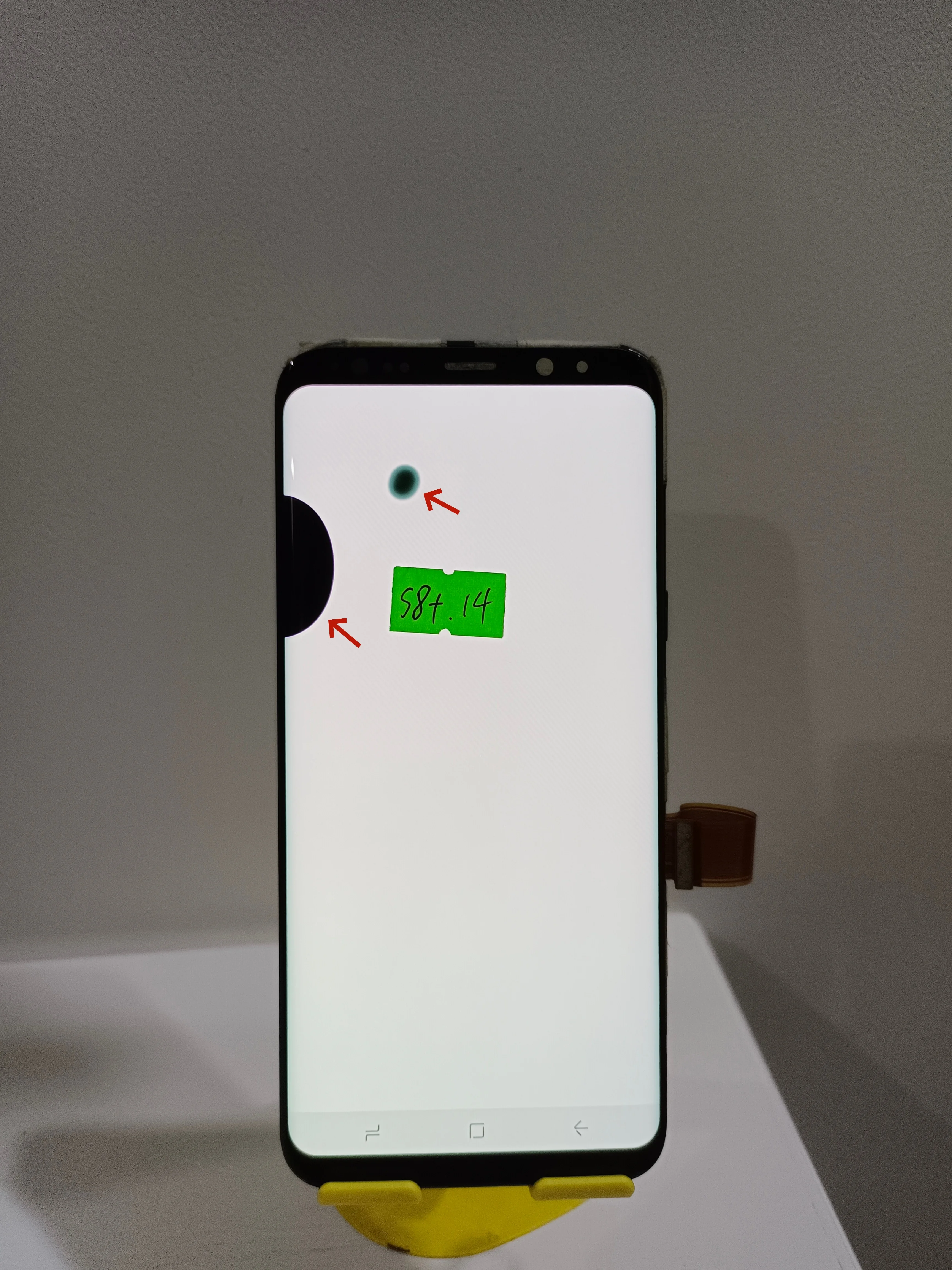 Original AMOLED For Samsung Galaxy S8+ S8 Plus 6.2 Inches SM-G955 G955F Touch Screen Digitizer LCD Display Defective Screen