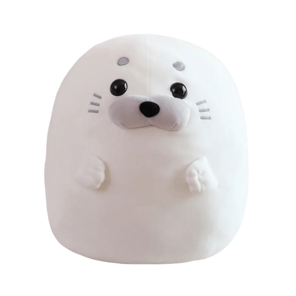 

Ins Chubby Anime Seal Plush Doll Soft PP Cotton Plush Seal Sleep Pillow Mochi Fluffy Stuffed Animal Toy Kids Gifts