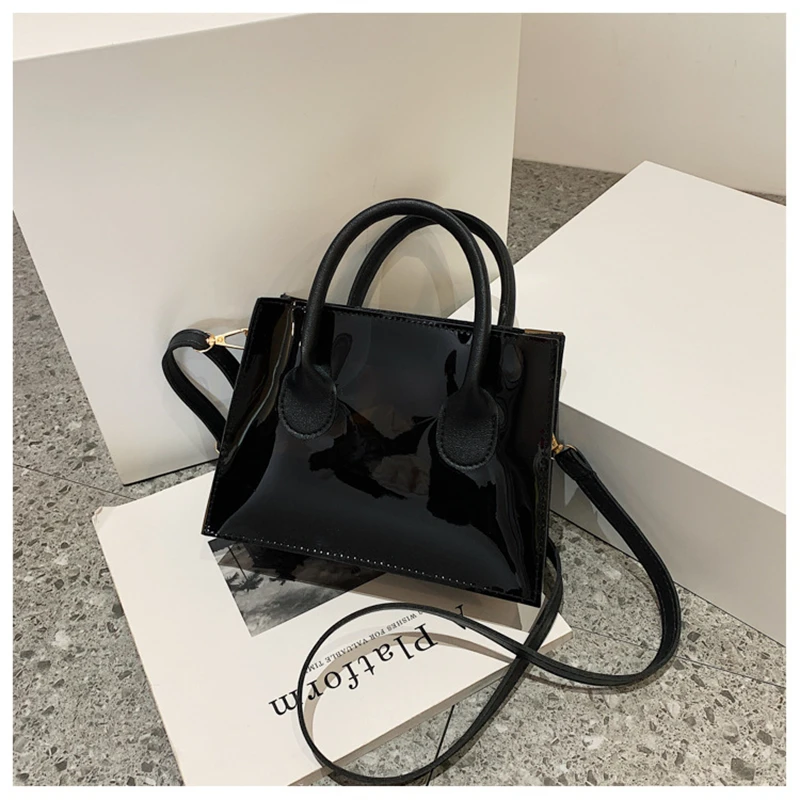 Fashion PVC Jelly Bag Women Transparent Handbag Lady Phone Purse Summer Beach Clear Shoulder Bags