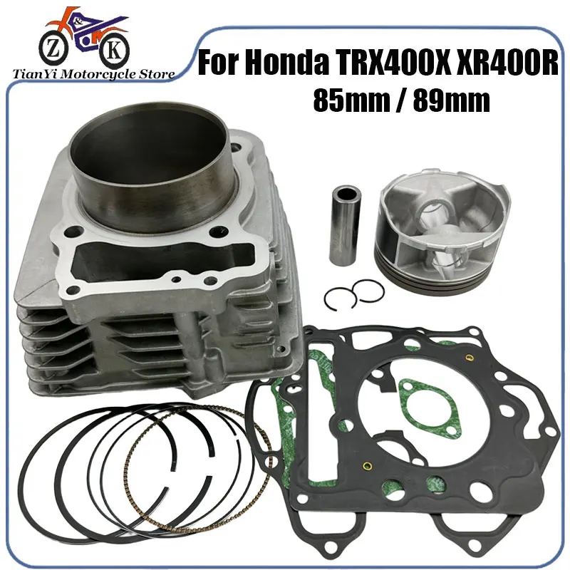 

Комплект поршневых пальцев цилиндра мотоцикла диаметром 85/89 мм для Honda TRX400x XR400x Sportrax TRX400EX, деталь двигателя, замена 397cc до 440cc