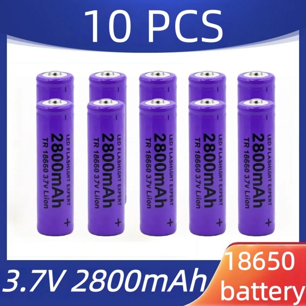 GTL18650 lithium battery suitable for mouse fan flashlight battery 2800mAh 3.7v rechargeable battery