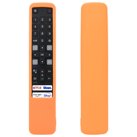 Protective Silicone Case for TCL TV Remote RC901V FMRD/FMR1/FMR8 Washable Shockproof Skin-Friendly Remote Cover