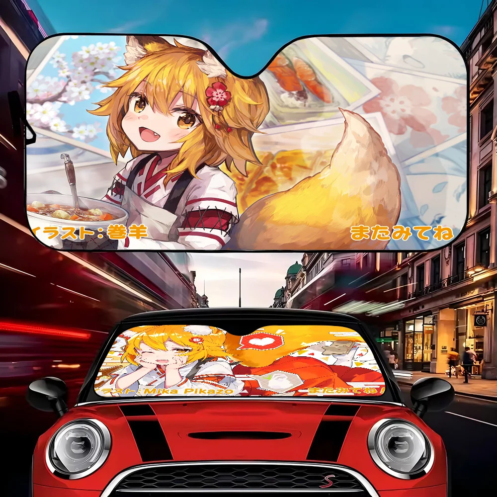 

Полезная лобовое стекло автомобиля Fox Senko San, складной солнцезащитный козырек, отражатель, портативный дышащий анти-УФ-защитный экран