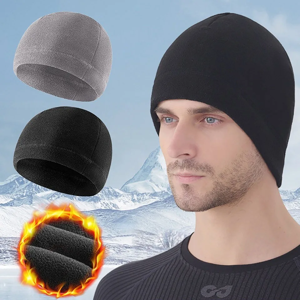 AliExpress GTUBIKE Warm Winter Skull Cap Soft Polar Fleece Hat Thick Windproof Cap Outdoor Beanie Cap Ski Cap Unisex Suitable For Unisex
