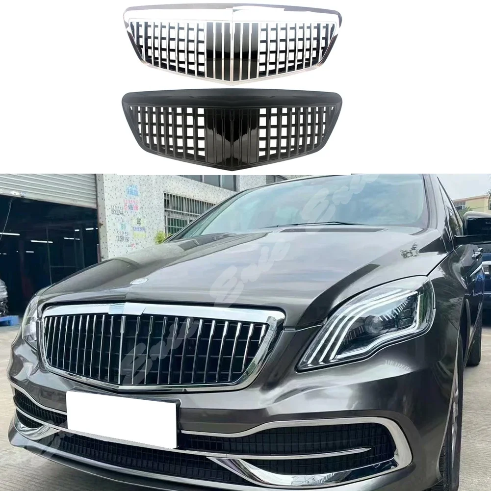 Front Racing Facelift Grilles Upper Radiator For Mercedez-Benz R280 R300 R320 R350 R500 W251 V251 2011-2017 Maybach Style