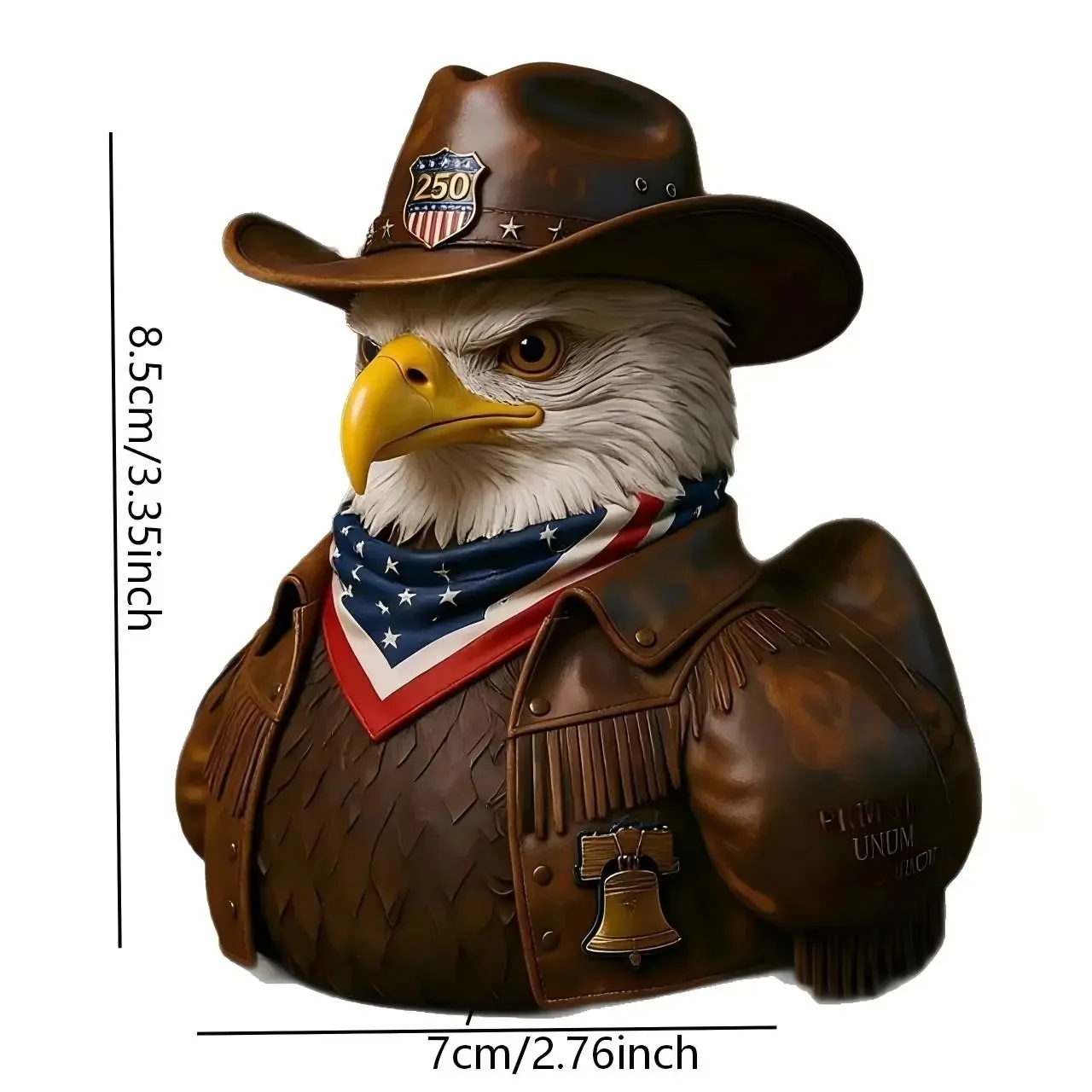 250th Anniversary Liberty Eagle Duck Memorial Decoration, Unique Collectible Decorative Ornament, Resin Animal Sculptures, Home Decor Sculptures, Perfect Gift for History Enthusiasts, Resin Statue