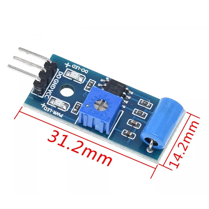 5~500Pcs Normally Closed Vibration Sensor Module Vibration Switch Alarm Sensor Module Vibration Switch SW-420