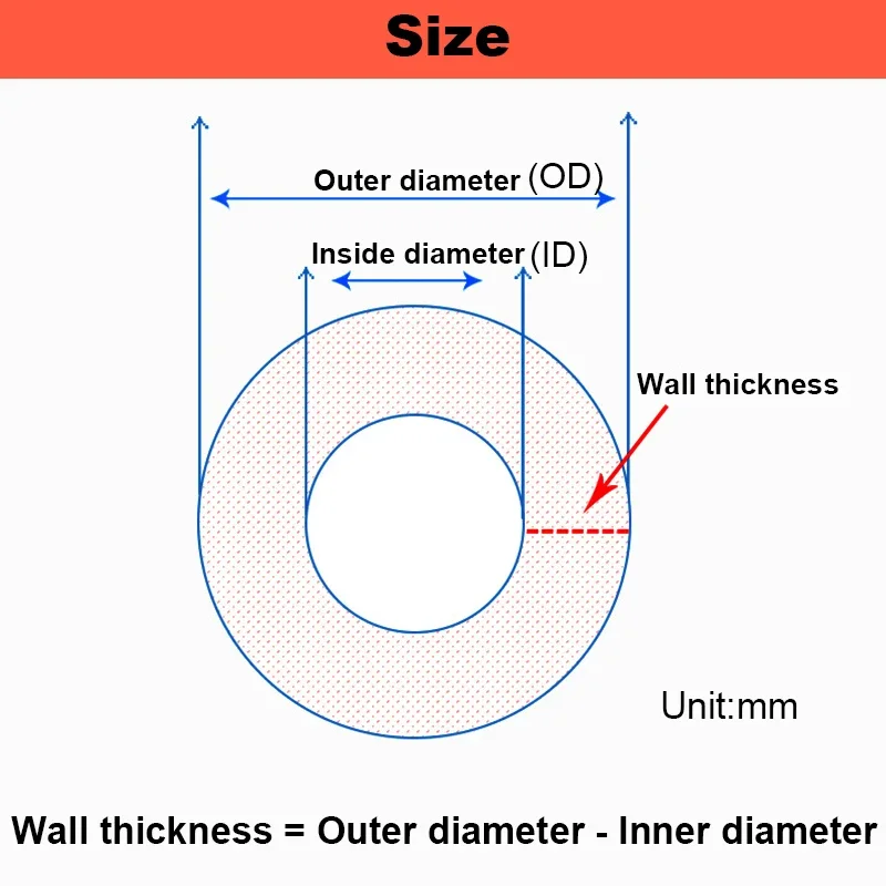 Food Grade Tasteless Silicone Tube Hose Transparent High Temperature Resistant Water Dispenser Peristaltic Pump Household Rubber