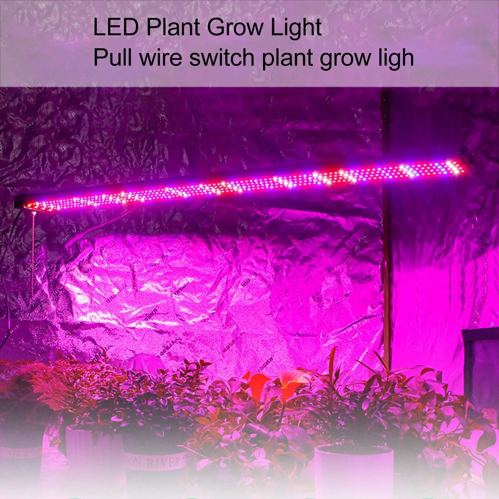 19 Full Spectrum Grow Light for indoor Plants - Adjustable Hanging Plant Grow Lamp