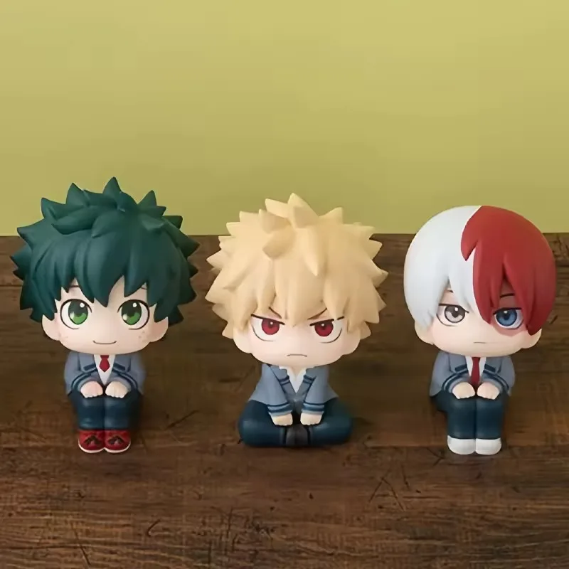 10CM Boku no Hero Academia Anime Figure Midoriya Izuku Action Figure Bakugo Katsuki/Todoroki Shoto Figurine PVC Collection Toys