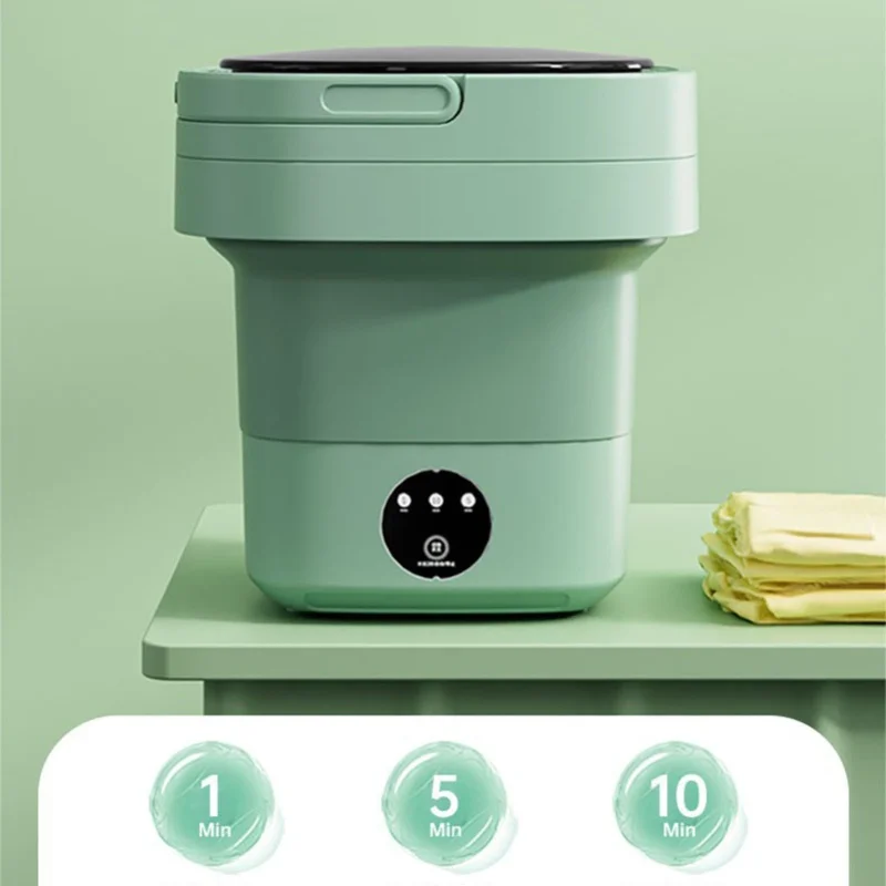 lavatrice-portatile-pieghevole-da-65l-completamente-automatica-con-motore-ad-alta-velocita-mezzo-ciclo-di-centrifuga-tubo-di-scarico-verde
