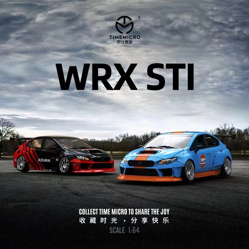 

Время микро 1:64 модель автомобиля WRX STI литье под давлением-покрытие перво и адган