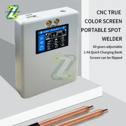 Portable 5000mAh 2.0 Digital Spot Welder 0.1-0.25MM Nickel Welding Handheld Machine 18650 Lithium Battery Spot Welder