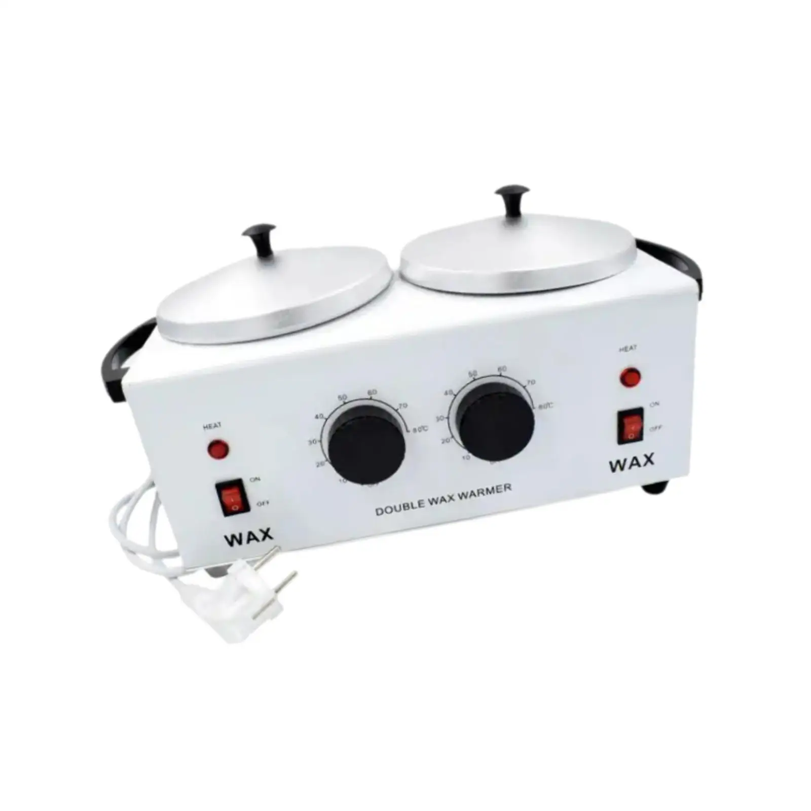 Double Pot Wax Warmer Portable Melter Machine for Hand and Feet SPA Epilator