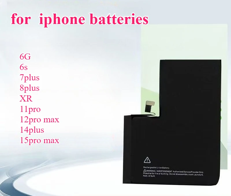

5010 мАч 13pro Max подходит для аккумуляторов IPhone большой емкости 14pro 15 15pro 15 XS Max 6s Plus 6 и 78 Plus Mobile