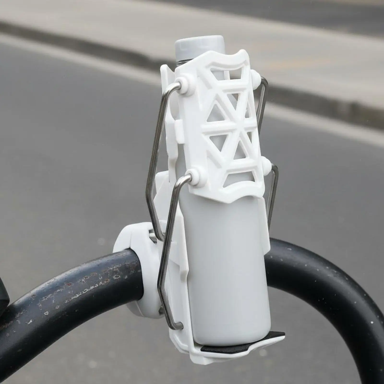 Beverage Holder Screwless Installation Cup Holder Durable Bottle Rack for E Bike and Motorcycle Rails