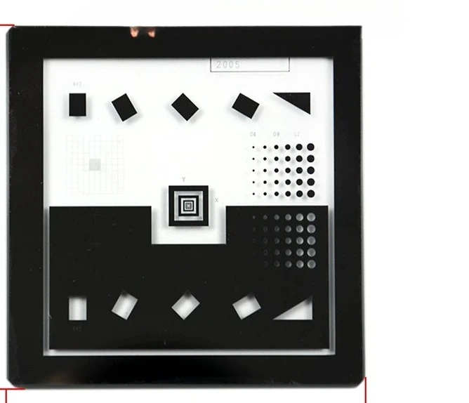

Imaging instrument calibration sheet, precision optical glass calibration dividing board, Yixin Wanhao projector