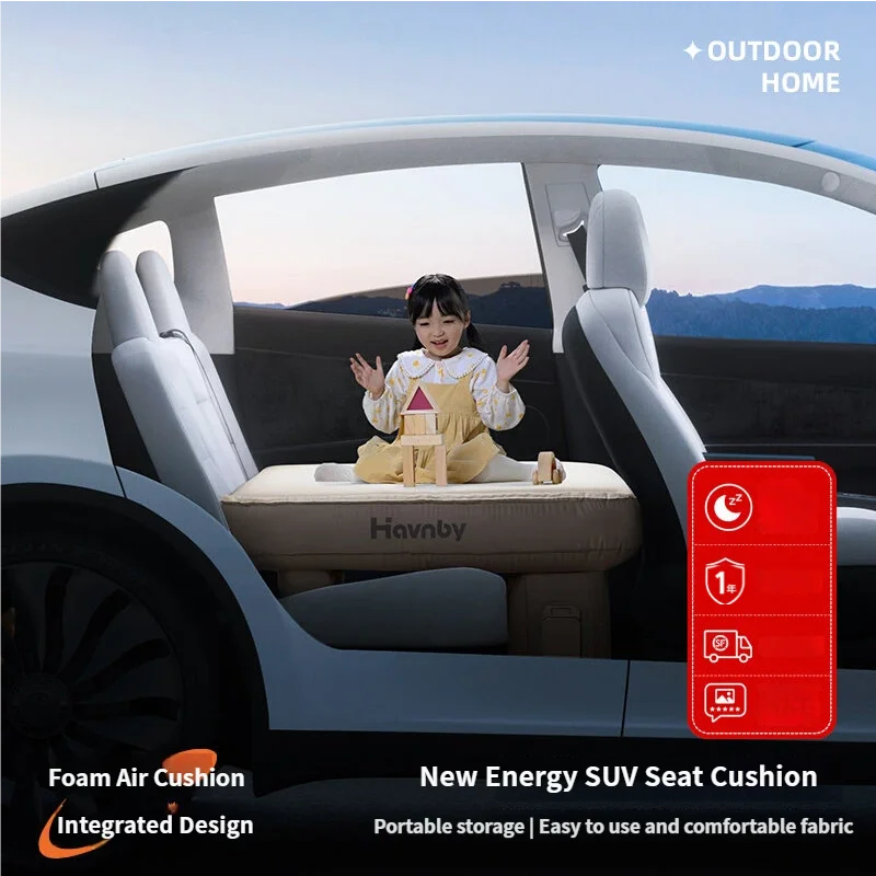 For Tesla Model Y 2021-2026 Car automatic inflatable mattress Car rear seat sleeping mattress Air mattress bed
