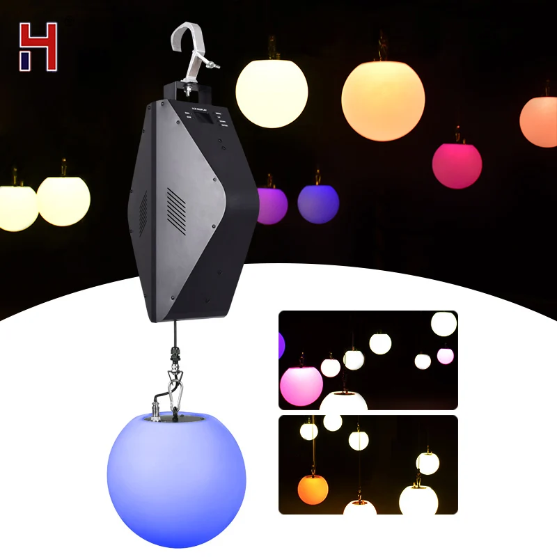 HongYi Lift Ball Light LED 150W RGB 3in1 Aluminum Kinetic Lift Ball Lights Strobe Pulse Effect For Stage DJ Wedding Disco Lights