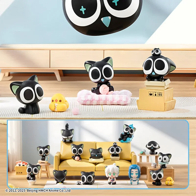 

Luo Xiaohei War Chronicles Series 2 Blind Box Anime Collectible Doll Kawaii Poseable Figure with Display Base for Fans And Gift