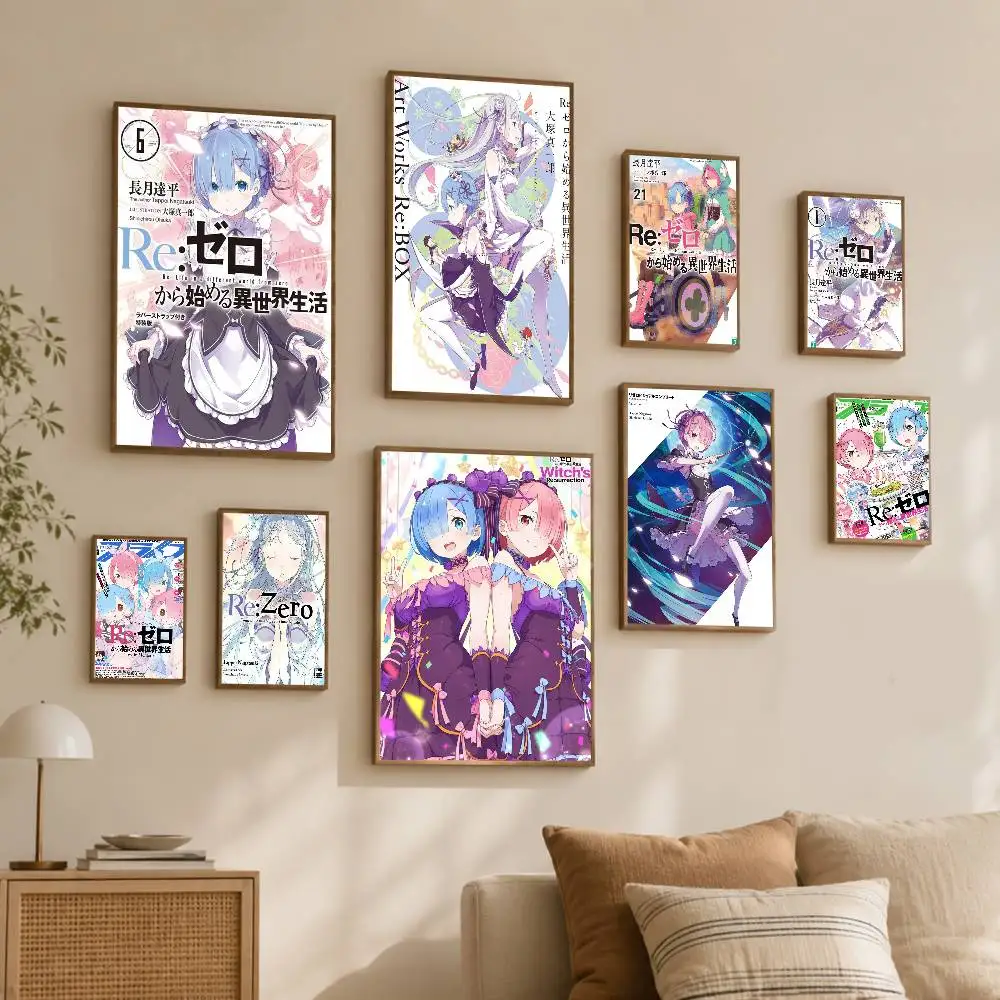 Re Zer-o- Rem Adhesive Wall Art Poster Canvas Bedroom Children, Study Living Room For Home Room Decor