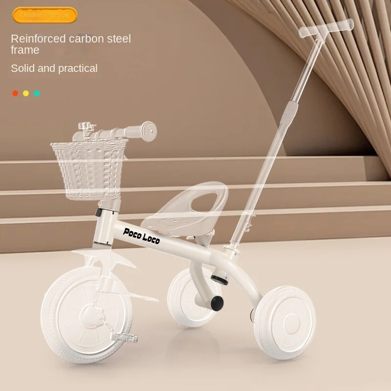 Dokitoy Children's Balance Bike Lightweight Bicycle Baby Stroller Multifunctional Three Wheeled New Hot Sale 2024 Dropshipping