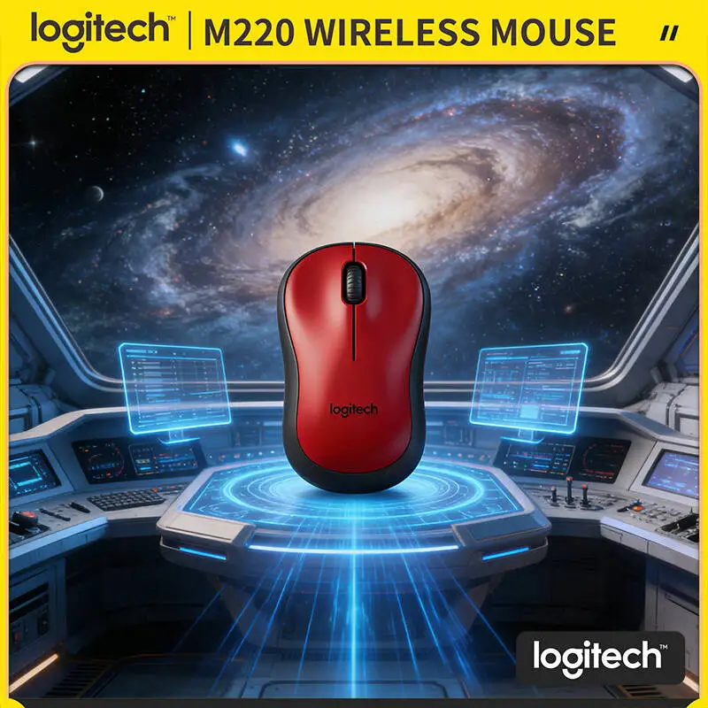 

Беспроводная мышь Logitech M220 SilentTouch, радиус действия 10 м, подключение 2,4 ГГц, 1000 DPI, для работы, дома, учебы, для пользователей ноутбуков