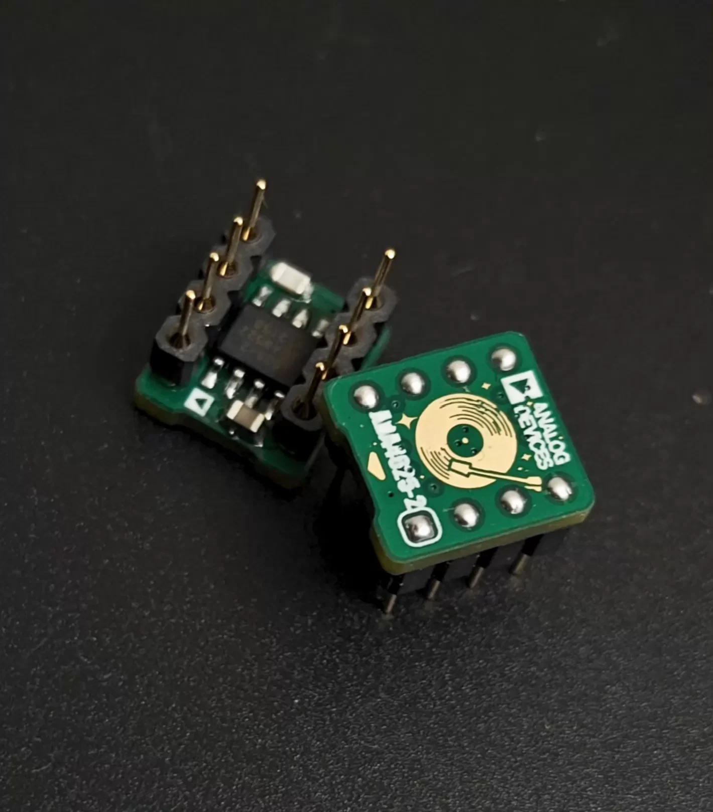1PCS ADA4625-2 solder pad heat dissipation, more stable operation, top-level shielding