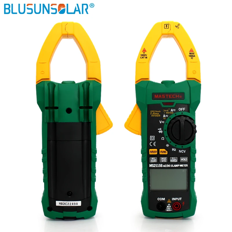 

Intelligent Backlight Digital Display Clamp Meter Precision Multi-Meter 1000A AC/DC Clamp Ammeter Professional Electrical Tester