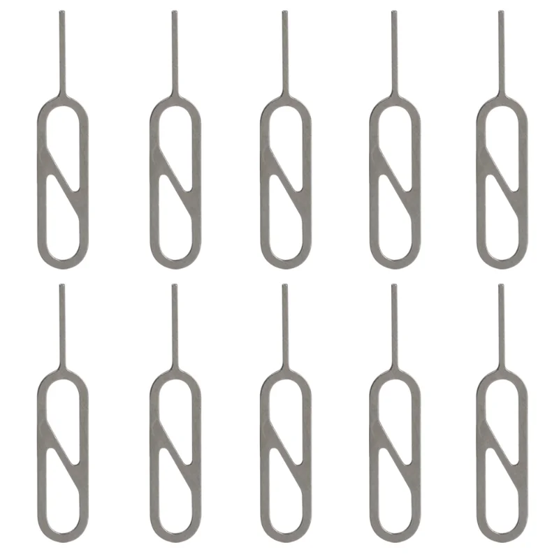 10 Uds bandeja de tarjeta Sim eyector Pin herramienta de extracción de llave para IPhone IPad Samsung Galaxy para Huawei Xiaomi tabletas accesorios Sim