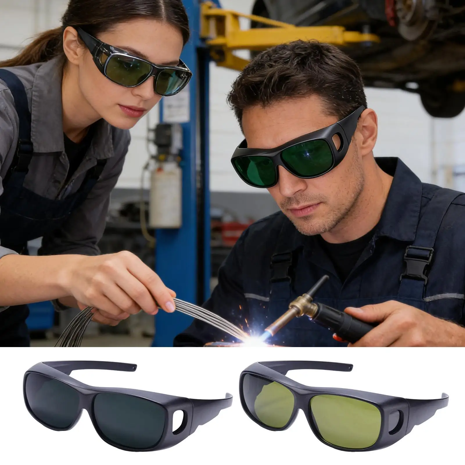 Welder's Anti Laser Glasses Anti Strong Light UV Arc Welding Argon Arc Welding Labor Protection Glasses Welding Glasses