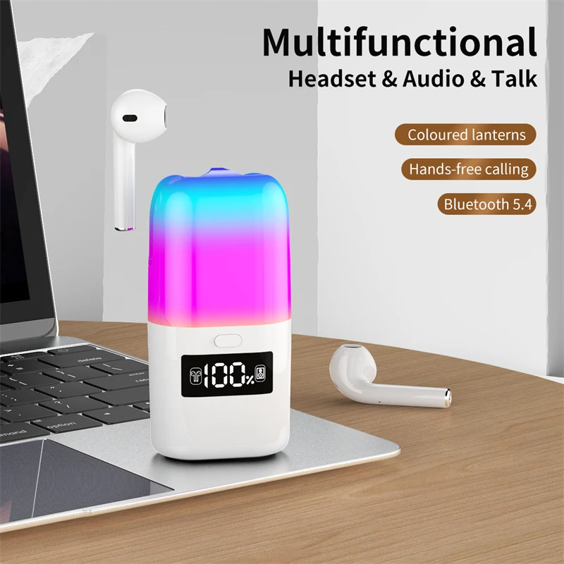 

Original New TF23 Box Bluetooth 5.2 Earphone Connectivity Wireless Earbuds & Audio Playback Long Battery Life