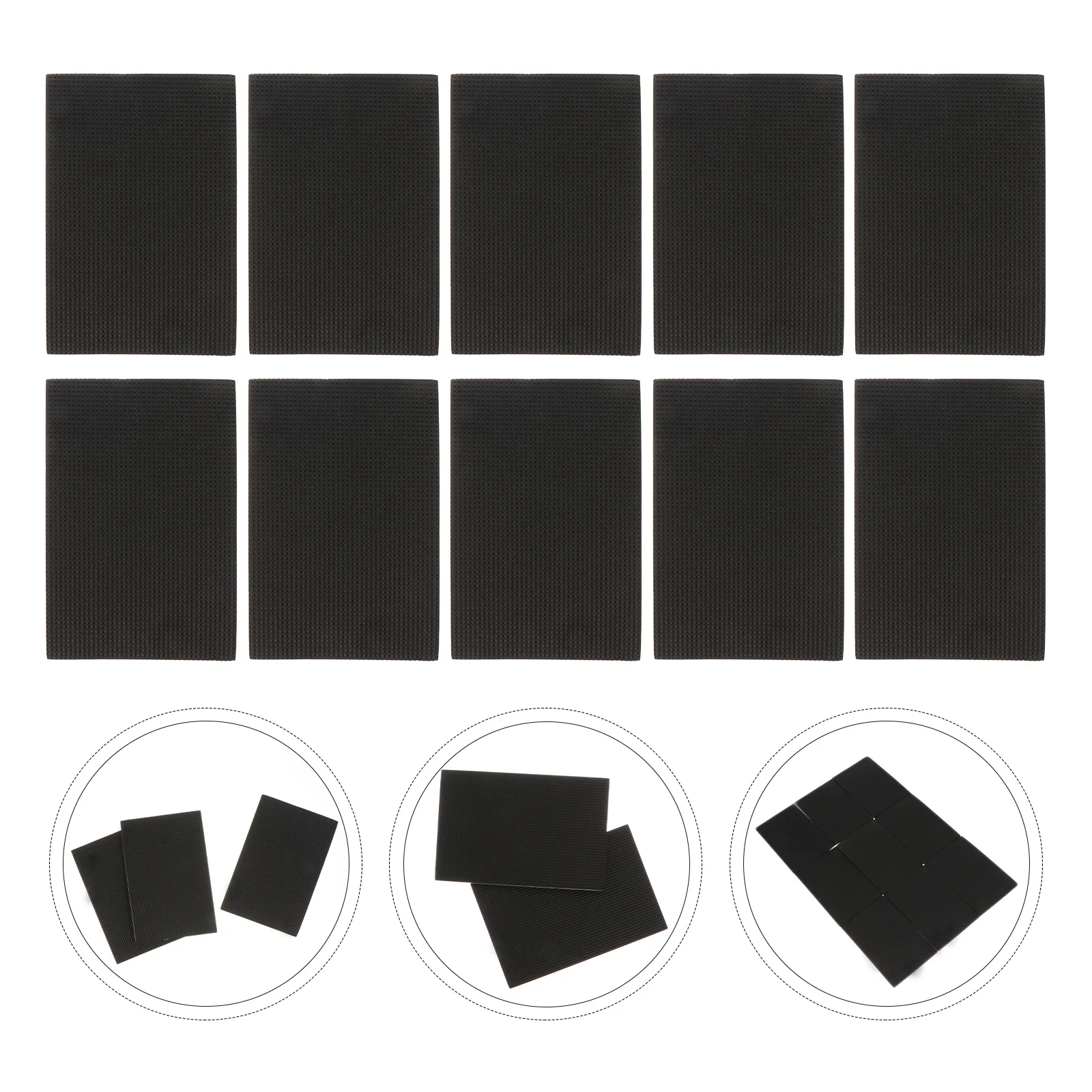 

10Pcs Self Adhesive Furniture Pads Non Slips Protection Mat Chair Leg Floor Protectors Wood Floor Protector Anti Scratch Pads